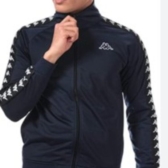 Kappa Men's Sweatshirt Kappa Full Zip Jacket black  sz small - Picture 12 of 16